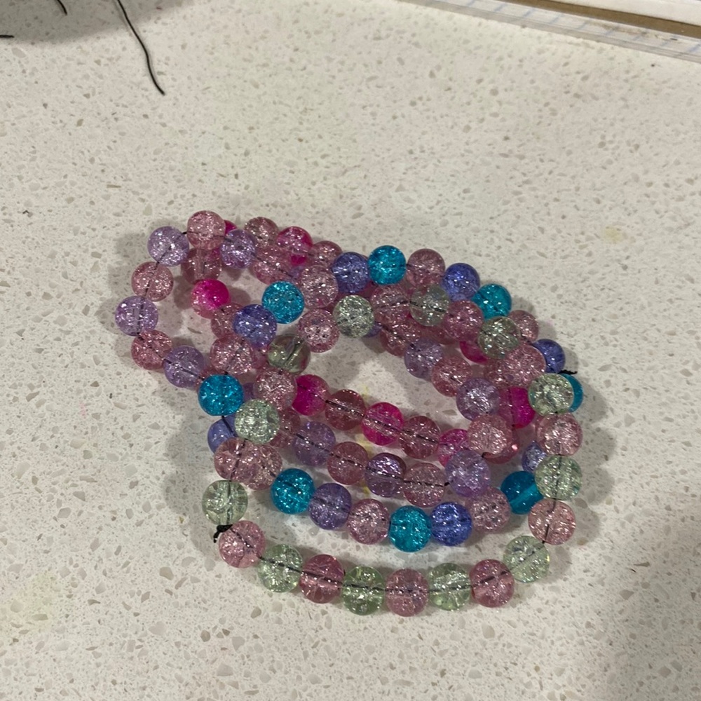 Glass bead bracelets for bracelets